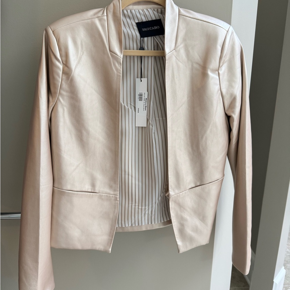 NWT Vegan Leather jacket